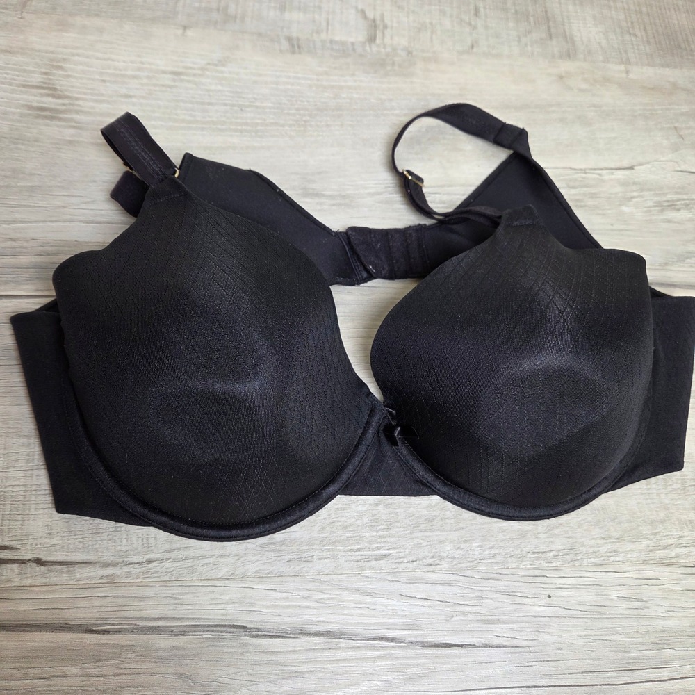 Vanity Fair Black Beauty Back Full Figure Underwire Bra 40C 75312 75213